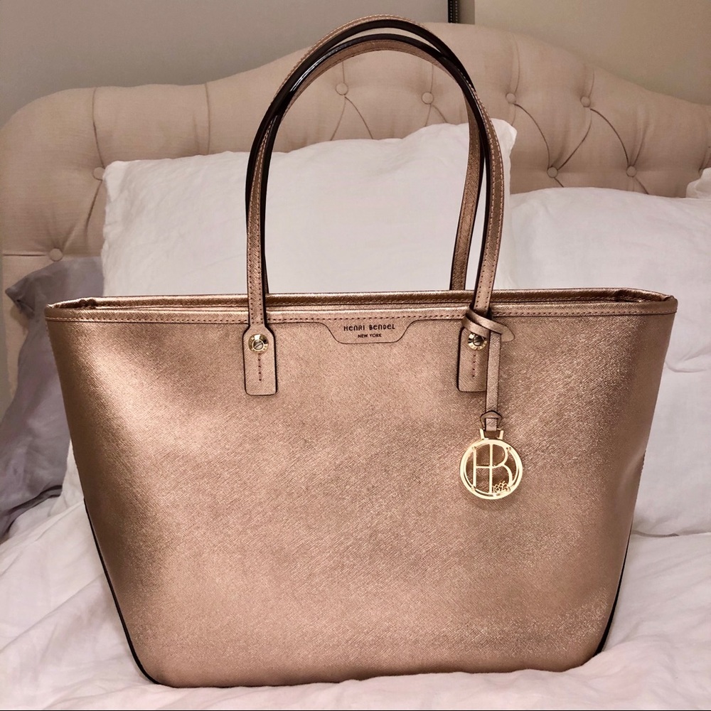 Henri Bendel Rosegold Tote